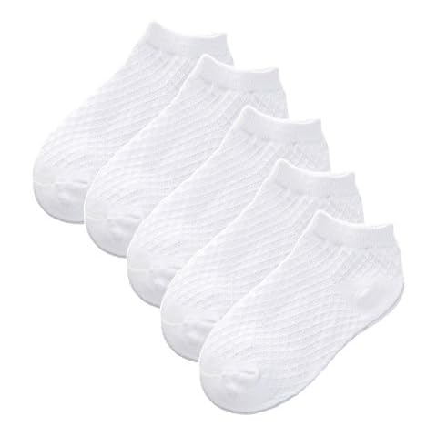 Looching Pack of 5 Mesh Baby Socks Cover