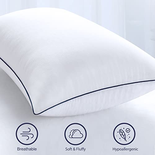 Bedstory Bed Pillows Queen Size Set Of 2 For Sleeping, Hotel Quality Luxury Queen Pillows 2 Pack, Soft But Supportive Pillows Improve Sleep Quality For Back, Side And Stomach Sleepers #TOP2