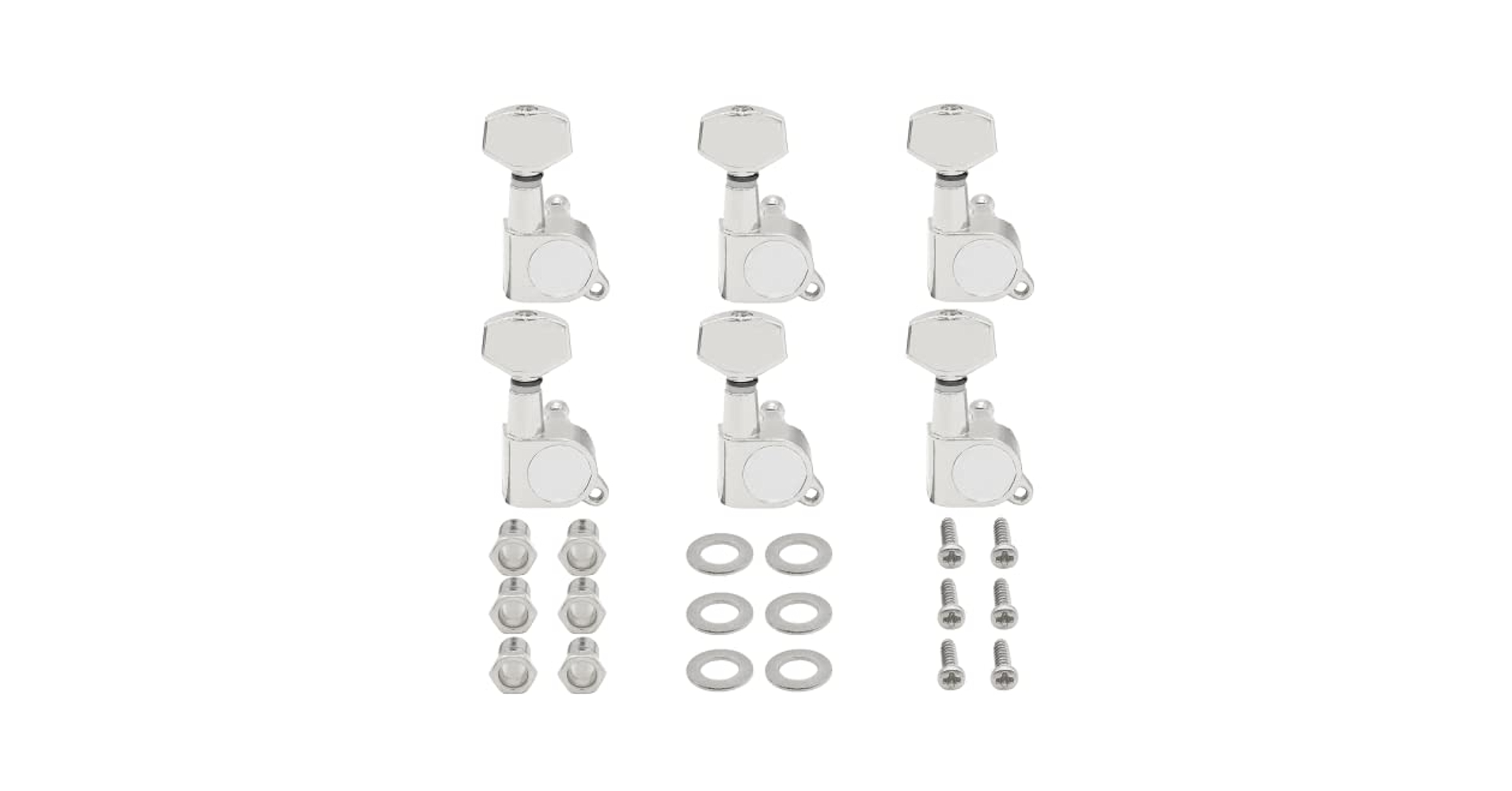 Amazon.com: Kyuionty Guitar 6 Inline String Tuning Pegs