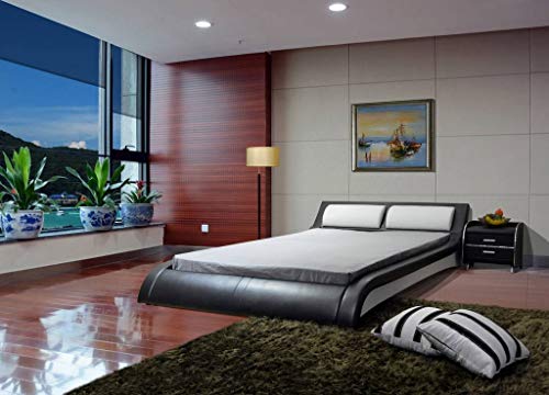 Greatime New Arrival Platform Bed, Eastern King, Black And White #TOP26