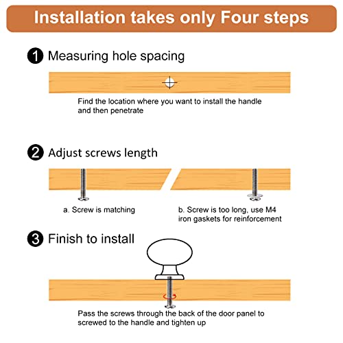 Weaverbird 2 Pack Oil Rubbed Bronze Kitchen Cabinet Knobs, Zinc Alloy Kitchen Drawer Hardware Knobs, 1-1/4" Diameter Round Drawer Handles Pulls, Modern Solid Cabinet Hardware #TOP7