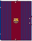 Safta F.C. Barcelona 1ª Equipación 21/22 Oficial carpeta para folios con 3 solapas y tapas duras y resistentes, clasificador escolar. 2 años de garantía