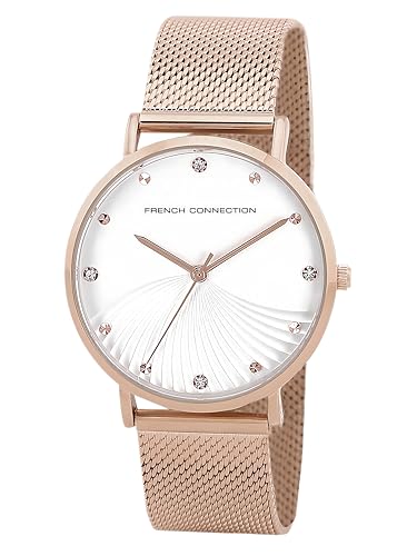 Image of French Connection White Dial Analog Watch for Women-FCC01GM