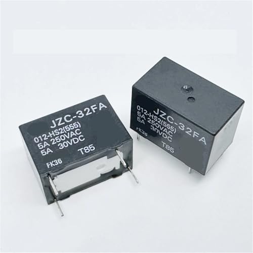 Relé JZC-32FA 012-HS2 con conmutación estable de 5A para placas solares