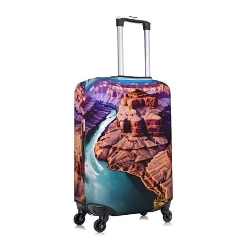 Beauty Grand Canyon Tsa Approved Luggage Cover For 18-32 Inch Suitcases Scratch-Resistant Stretch Luggage Cover3