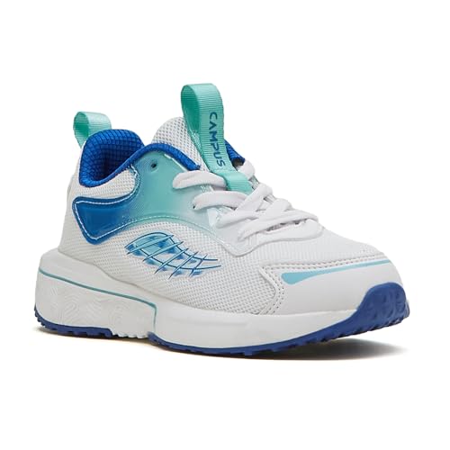 Campus Child Virtu Child WHT/R.BLU Running Shoes - 2UK/India 1 Pair