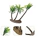 BESTOYARD Artificial Coconut Tree Decor Mini Tropical Palm Trees Fairy Garden Landscape Scenery Decoration