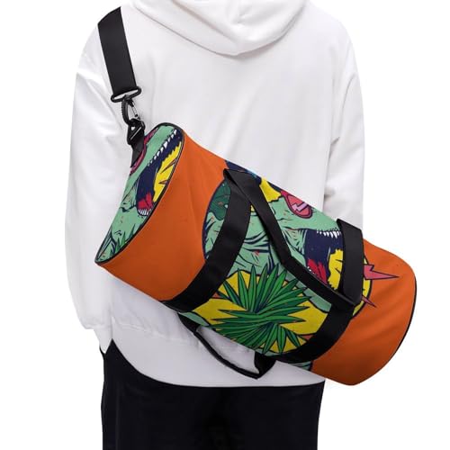 Duffel bag de gym robuste avec imprimé dinosaure original - 6