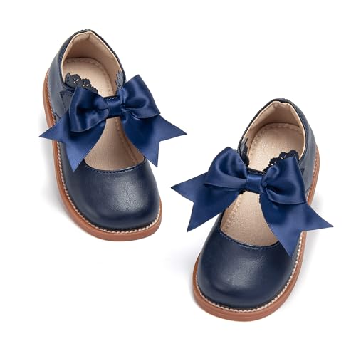 Image of Otter MOMO Toddler /Little Girls Mary Jane Slip-on School Uniform Party Dress Shoes