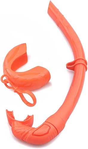 Miniatura 6 de TEQIN Esnórquel enrollable, esnórquel plegable de silicona con estuche de almacenamiento compacto, esnórquel de apnea y esnórquel, tubo de