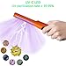 Produktbild ANEWSIR UV Lampe Desinfektion, Tragbare Hände UV Desinfektionslampe Batterie, Kleine UV Licht Desinfektion Ultraviolet Lampe Sterilisationslampe für Zuhause, Haustier, Schule Hotel [Orange]