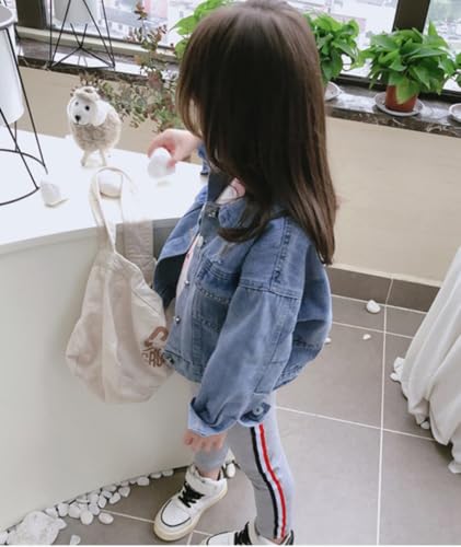 Ohrwurm Girls Pearl Jean Jacket Toddler Denim Jacket Kids Button Down Denim Top Coat Embroidered Outwear4