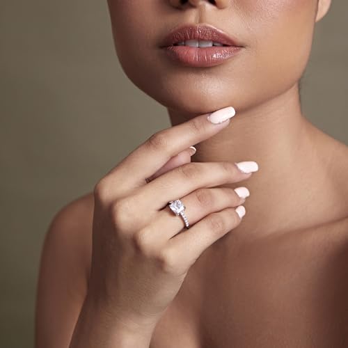 Adjustable 92.5 Sterling Princess Solitaire Ring for Engagement