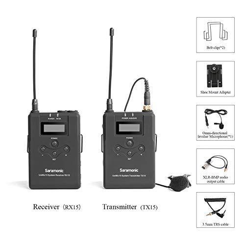 Saramonic Uhf Dual Lavalier Wireless Microphone System With Bodypack Transmitter, Portable Receiver For Dslr Cameras & Camcorders #TOP6