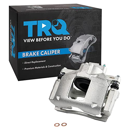 Image of TRQ Front Left Brake Caliper w /Bracket Drivers Side | For 2009-2013 Dodge Journey