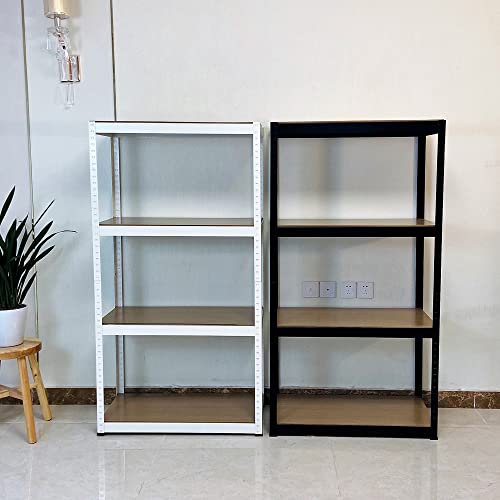 Storage Shelves - 4 Tier Adjustable Garage Storage Shelving, Heavy Duty Metal Storage Utility Rack Shelf Unit For Warehouse Pantry Closet Kitchen,31.49"X 14.47"X 59",White #TOP6