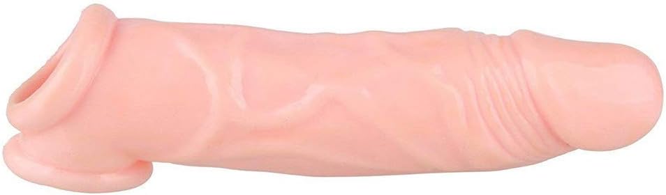 Elastic fit Silicone Dick Short Sleeve Cuff Sleeves Suitable for Couples-Thick-Girth