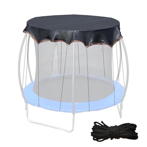 Cubierta para cama elástica | Red de malla de protección UV, cubierta de tienda de campaña para trampolín - para terraza, patio, césped, jardín, patio de recreo al aire libre