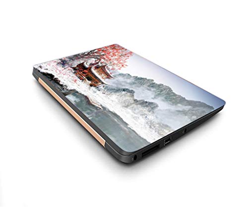 Image of Galaxsia Floral D29 Vinyl Laptop Skin /Sticker /Cover Compatible for Any 15.6 Inches Laptop (Hp /Dell /Sony /Asus etc..) Or Notebook.