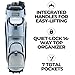 IZZO Golf Vault Golf Cart Bag - Grey