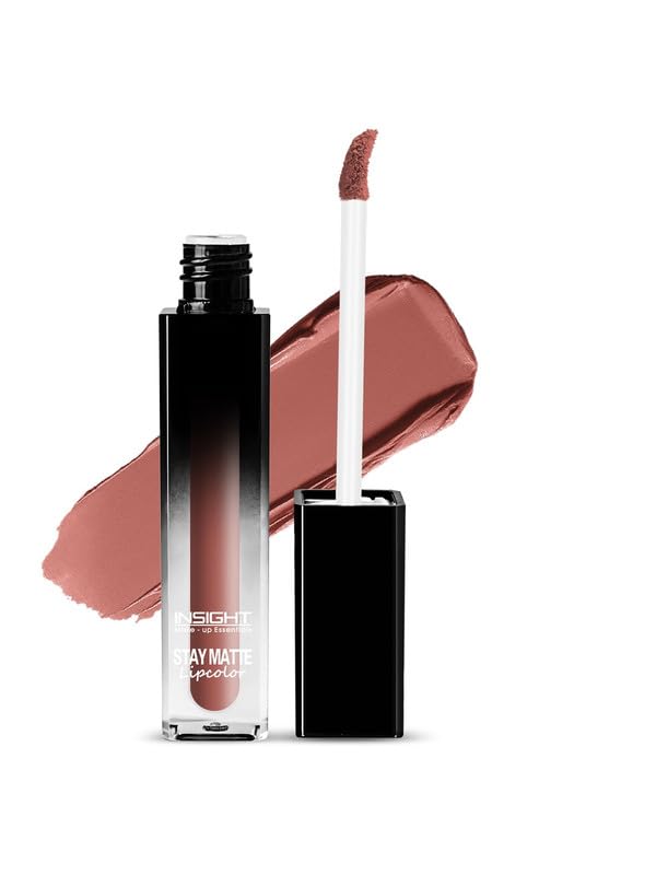 Image of INSIGHT Stay Matte Lipcolor | Butter Texture with Matte Finish | Long Lasting Formula | Transferproof | Comfortable Wear | Infused with Avocado Oil & Niacinamide - (PARTY MONSTER) 3g