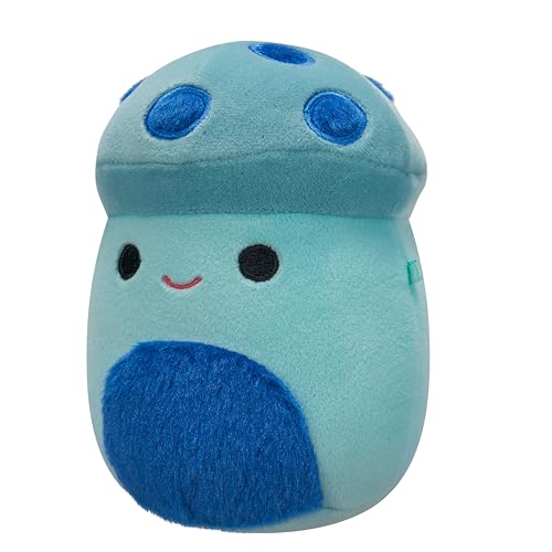 Image of Squishmallows Original 5in Ankur The Teal Mushroom with Fuzzy Belly - Official Jazwares Plush (Little)