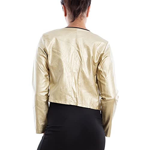 Toocool Giacca Donna Corta Ecopelle Bolero Senza