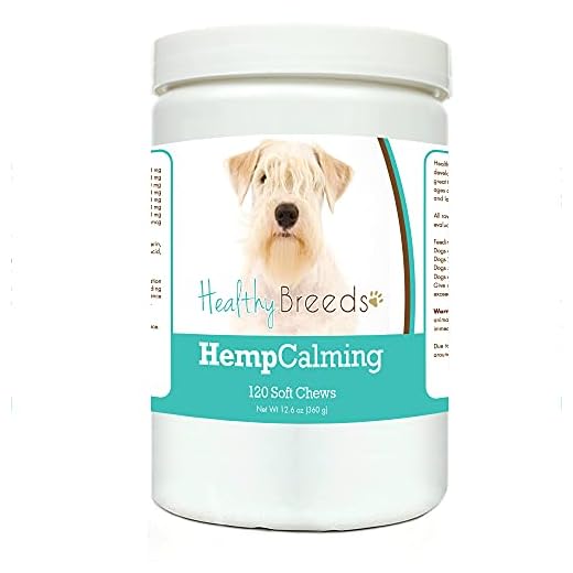 Healthy Breeds Sealyham Terrier Hemp Calming Soft Chews for Dogs 120 Count