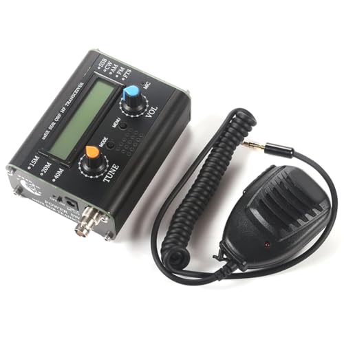 Transceiver QRP SDR 3-bandes 5W avec micro pour communication radio haute fréquence