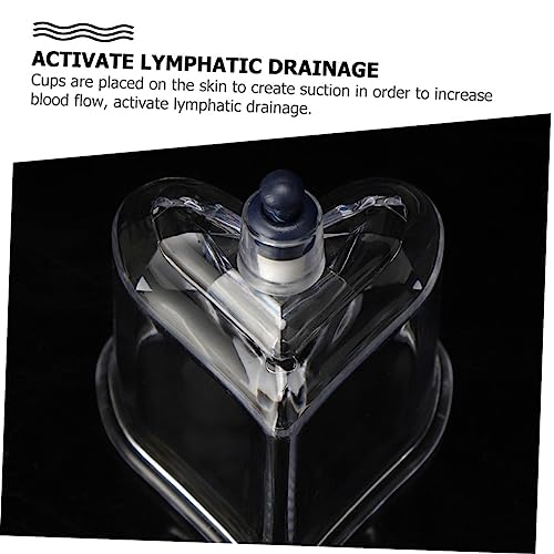 Kit de Terapia de Ventosas Manual, Dispositivo de Ventosa al Vacío para Uso Doméstico, Masajeador Corporal Seguro para Circulación Sanguínea y Alivio Muscular, Ventosas con Forma de Corazón miniatura 5