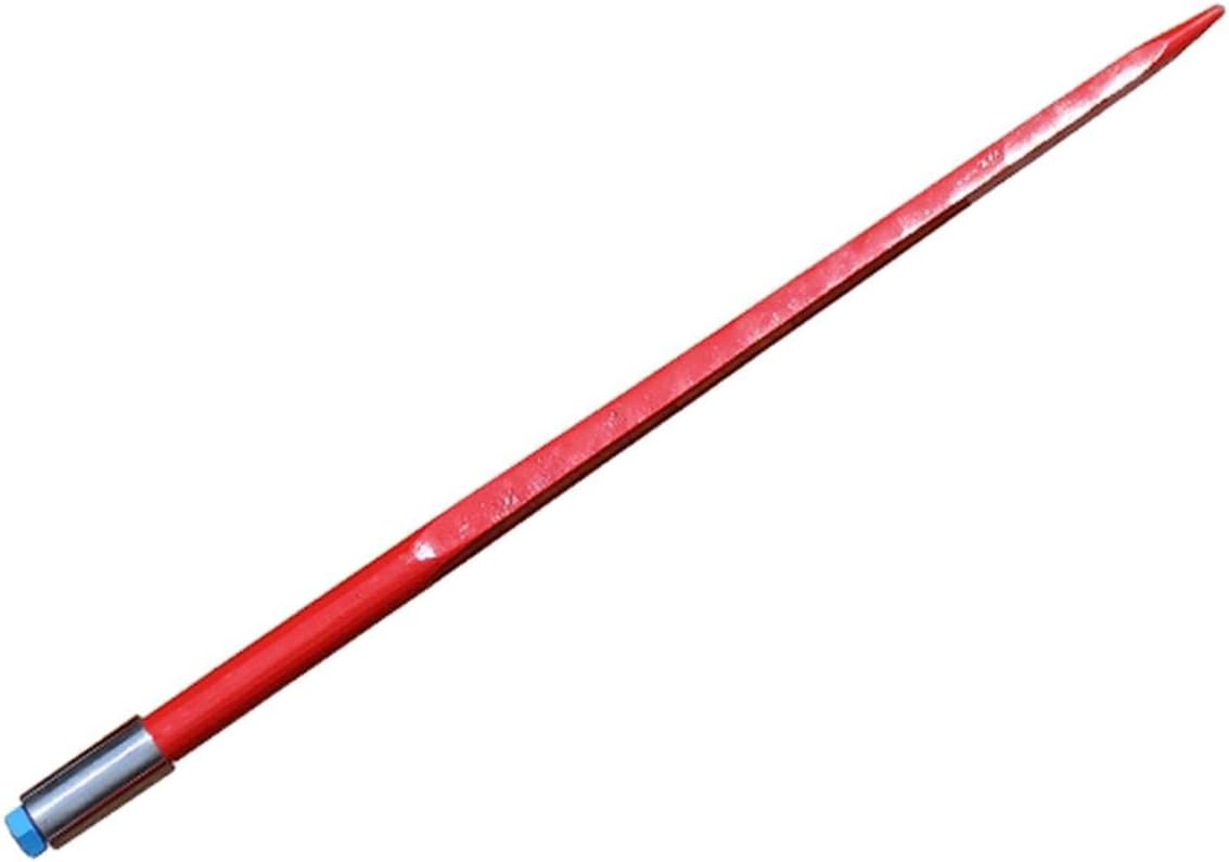 32" Square Hay Bale Spear 1350lbs Capacity 1 3/8" Wide w/nut and Sleeve Conus 1