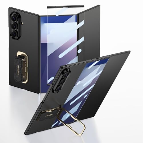 Coque Samsung Galaxy Z Trifold noire avec protège-écran et support
