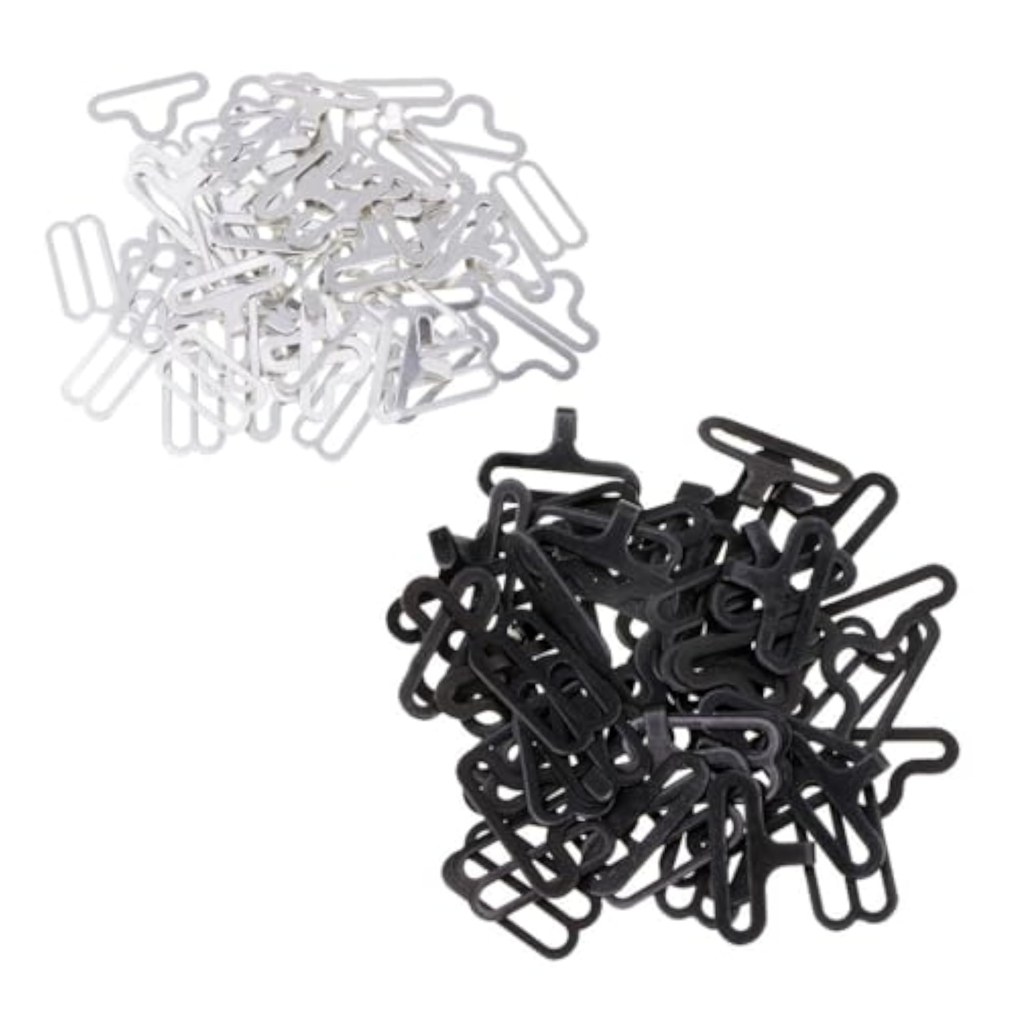 40 Sets Bow Tie Clips Metal Hooks for Necktie Strap Crafts