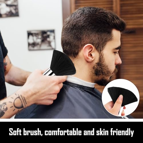 3 Stück Friseurbürste, Nackenpinsel Set, Friseur Bürste, Friseur Pinsel, Haarpinsel Barbierbürst, Soft Friseur Haarpinsel, Barber-Zubehör, für Friseursalon Haarreinigung.