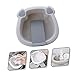 VERDANVERSE 1Set Wash Basin with Clothes Board Compact Grey Dishpan for Face Washing Dormitory Laundry and Camping Cleanup Scrub Tool for Underwear and Clothes