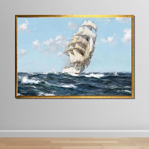 Voilier majestueux tableau sur toile pour s'evader depuis son salon