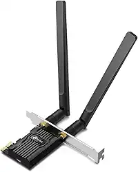 TP-Link Archer TX20E Wi-Fi Card PCI Express Wi-Fi 6 Adapter (AX1800) com Bluetooth 5.2, compatível com Windows 11/10