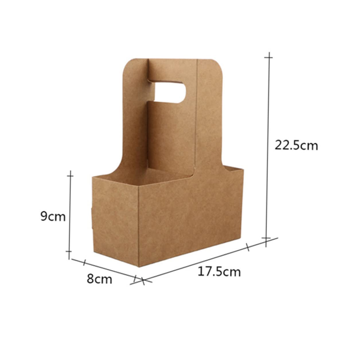 Alipis 5pcs Paper Cup Holder Drink Carrier Cup Tray