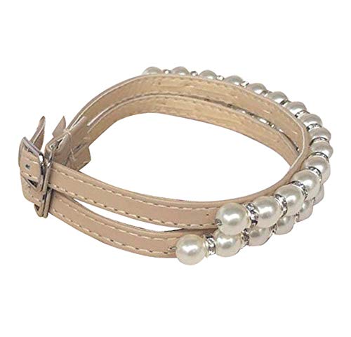 Detachable Ankle Straps for High Heels,Women's Pearl Shoe Straps,Non-Slip,A02