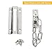 CYEAH Door Chain Lock Heavy Duty, 6 Pack Chain Lock Door Guard with Lock, Sturdy and Rust-Resistant Steel Chain Locks for Inside Door And Extra Front Door Lock, Door Locks for Kids Safety