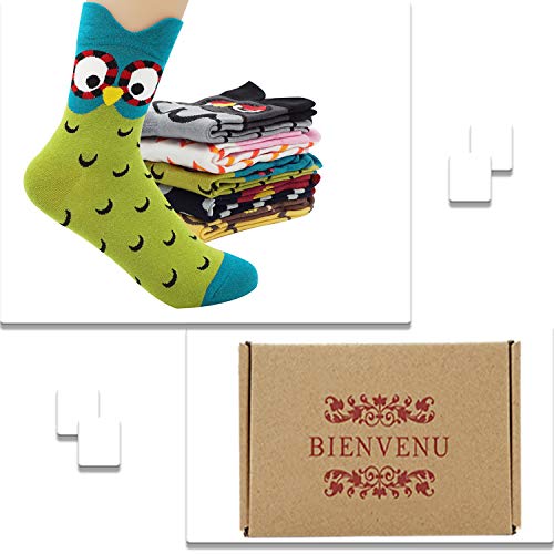 Women's Lady's Cute Owl Design Cotton Socks,5 Pairs Multi Color One Size #TOP5