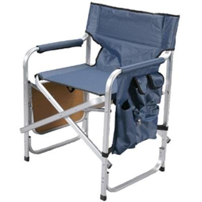 Faulkner Director Chair with Folding Tray, Blue