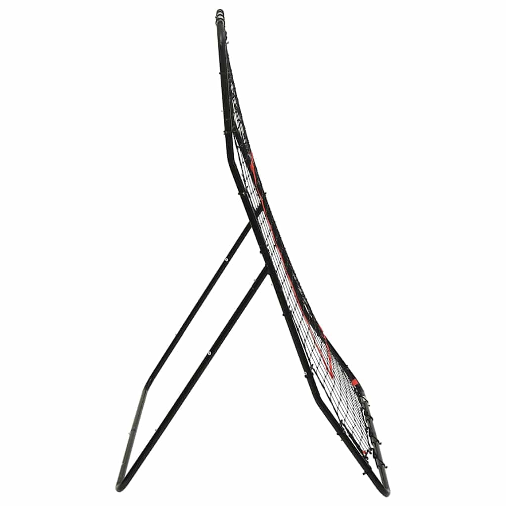 Softball Rebounder stalowa siatka treningowa, 88 x 79 x 137 cm, z taśmą celowniczą i gumowymi taśmami do bramki do piłki nożnej, bramki treningowej, gry podawania, dryblingu, wypoczynku i