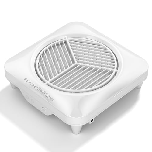 BALORIZ Nail Dust Collector with Reusable Filter, Powerful Vacuum Fan Vent Dust Collector Electric...