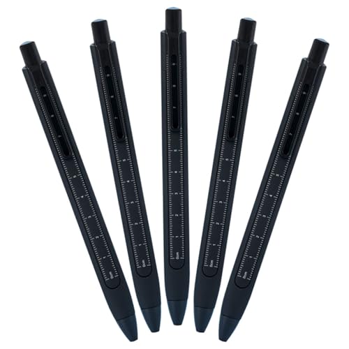 Bolígrafos Gel MAGICLULU 5 unidades Negro Retráctil