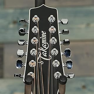 Takamine EF381SC – Guitare électro acoustique – 12 cordes – Noire - Les Beatles, Paul McCartney, John Lennon, RIngo Starr, George Harrison Takamine EF381SC - Guitare électro acoustique - 12 cordes - Noire – Image 5
