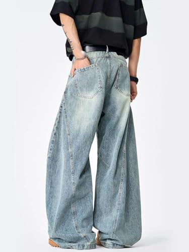 Men's American Summer Straight Casual Vintage Classic Jeans3