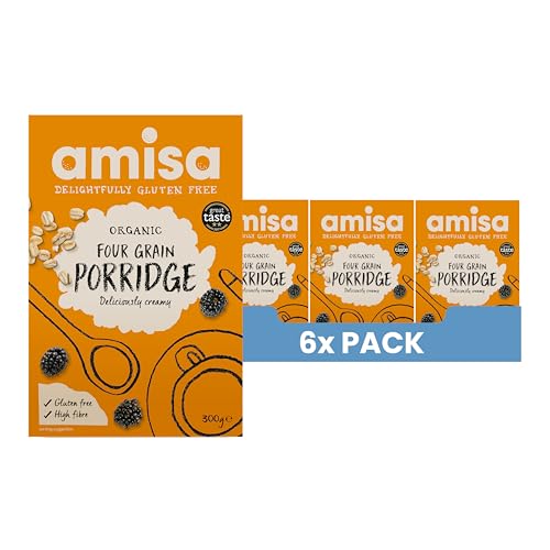 Amisa Heerlijk romige 4-graanpap, 300g