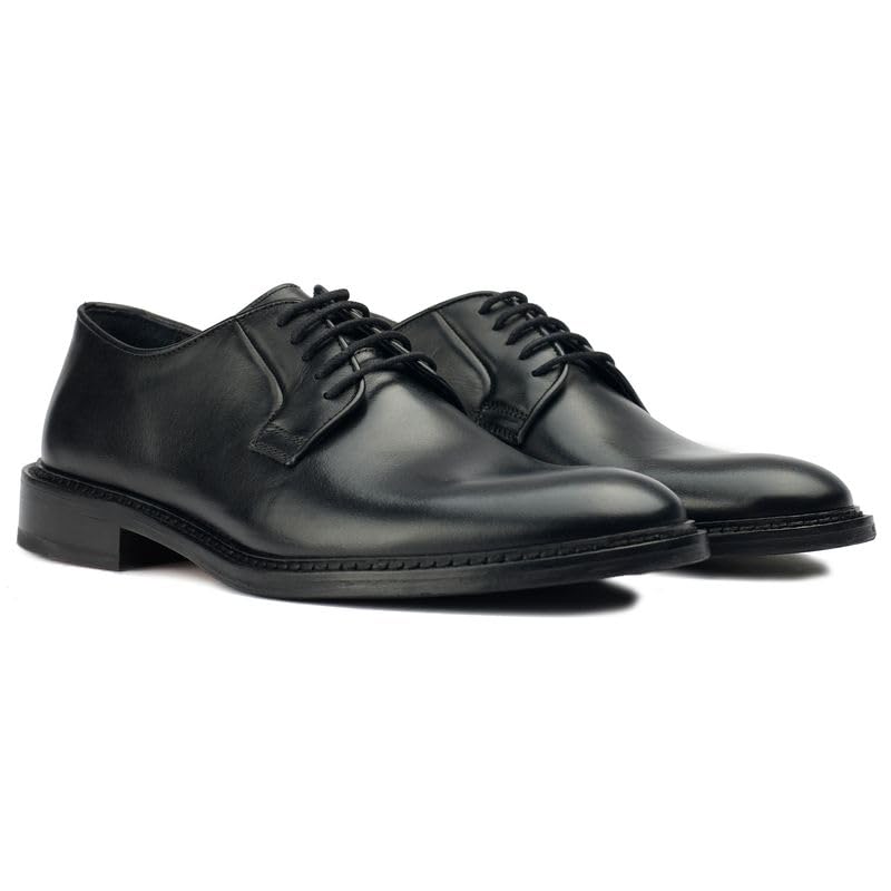 SOLE Ewer Derby Men's Shoes Black2