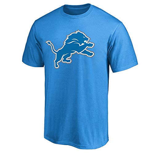Nfl Youth 8-20 Team Color Performance Polyester Primary Logo T-Shirt (Detroit Lions Blue, 18-20) #TOP5